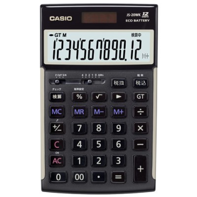 CASIO 本格実務電卓12桁＜Limited Edition＞ JS-20WK-BK｜南信堂 ...